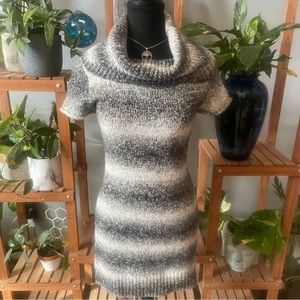 Like Love Cowl neck Cozy stylish Tunic in shades of grey